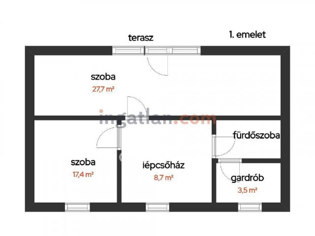 Eladó nyaraló, Hajdúszoboszlón 73.9 M Ft, 3 szobás