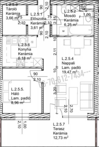 Eladó téglalakás, Hatvanban 44.7 M Ft, 1+1 szobás