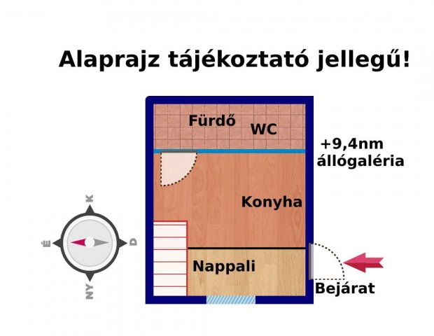 Eladó téglalakás, Budapesten, VII. kerületben 63.5 M Ft