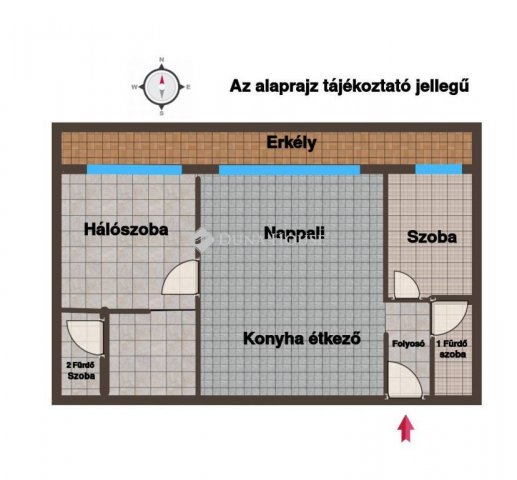 Eladó téglalakás, Budapesten, VII. kerületben 112 M Ft, 3 szobás
