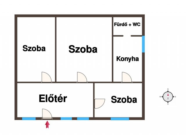 Eladó családi ház, Kiskunfélegyházán 11.9 M Ft, 3 szobás