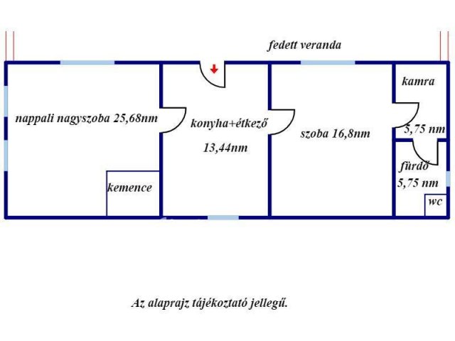 Eladó családi ház, Szarvason 41 M Ft, 2 szobás