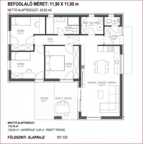 Eladó családi ház, Pannonhalmán 60.28 M Ft, 2+2 szobás