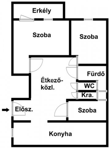 Eladó téglalakás, Budapesten, VII. kerületben 84.99 M Ft