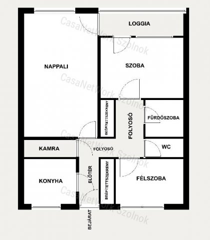 Eladó téglalakás, Szolnokon 25.99 M Ft, 3 szobás