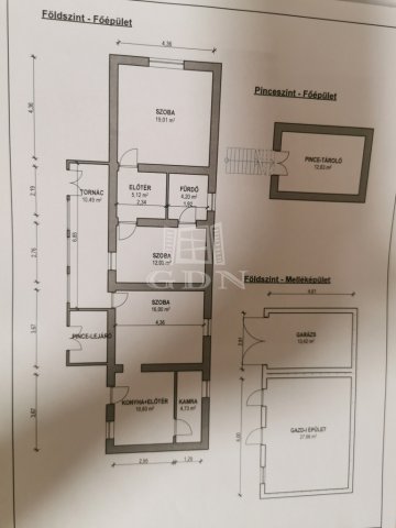 Eladó családi ház, Hahóton 12.9 M Ft, 3 szobás