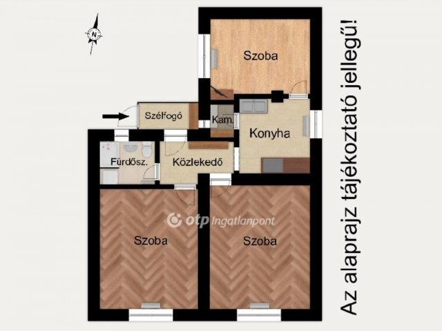 Eladó családi ház, Debrecenben 56 M Ft, 3 szobás