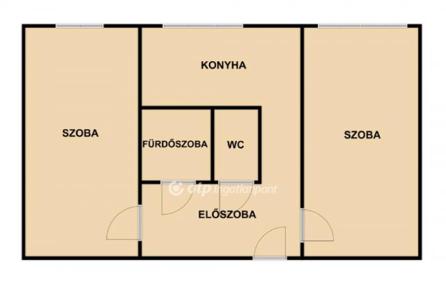 Eladó panellakás, Budapesten, XXI. kerületben 36.5 M Ft, 2 szobás