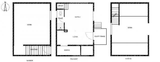 Eladó családi ház, Gyódon 26.5 M Ft, 2 szobás