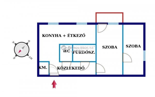 Eladó téglalakás, Kecskeméten 23.5 M Ft, 2 szobás