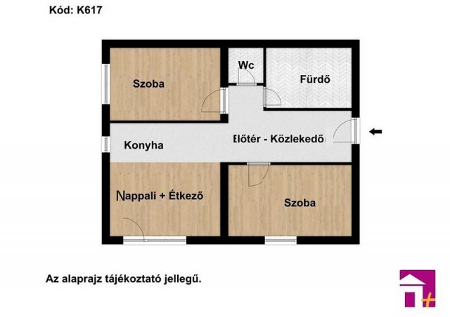 Eladó téglalakás, Érden 72.5 M Ft, 3 szobás
