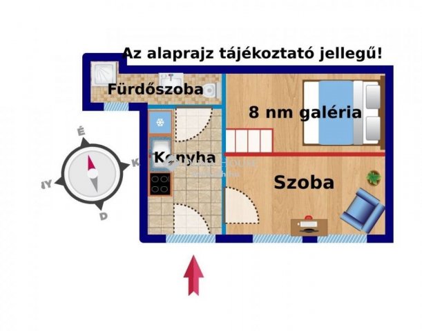 Eladó téglalakás, Budapesten, VIII. kerületben, Fecske utcában