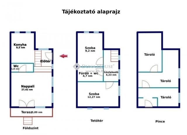 Eladó ikerház, Budapesten, XVIII. kerületben 92 M Ft, 3 szobás