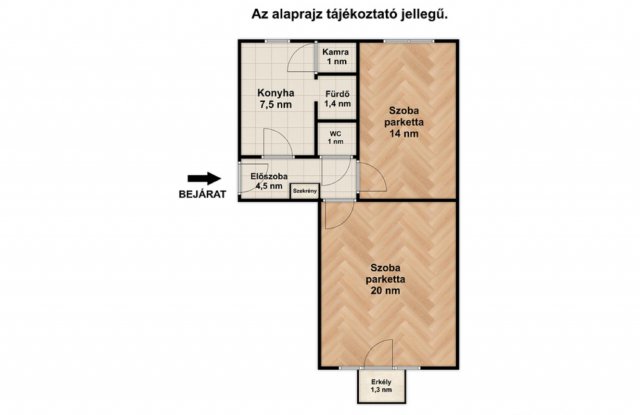 Eladó téglalakás, Szegeden 51.9 M Ft, 2 szobás