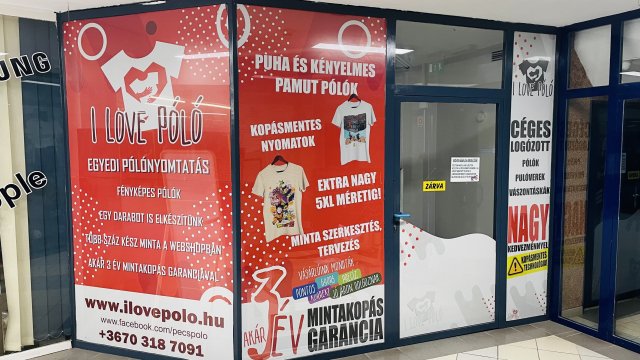 Kiadó üzlethelyiség, Pécsett, Bajcsy-Zsilinszky utcában