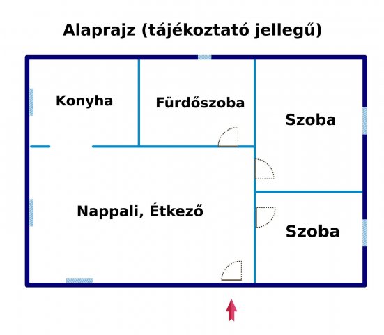 Eladó családi ház, Acsában 19 M Ft, 3 szobás