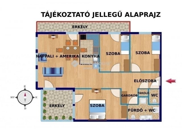 Eladó téglalakás, Budapesten, XIII. kerületben 172.5 M Ft