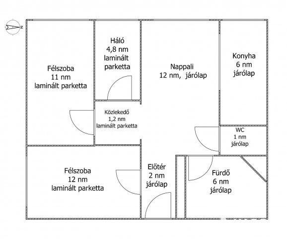 Eladó panellakás, Salgótarjánban 19 M Ft, 3+1 szobás