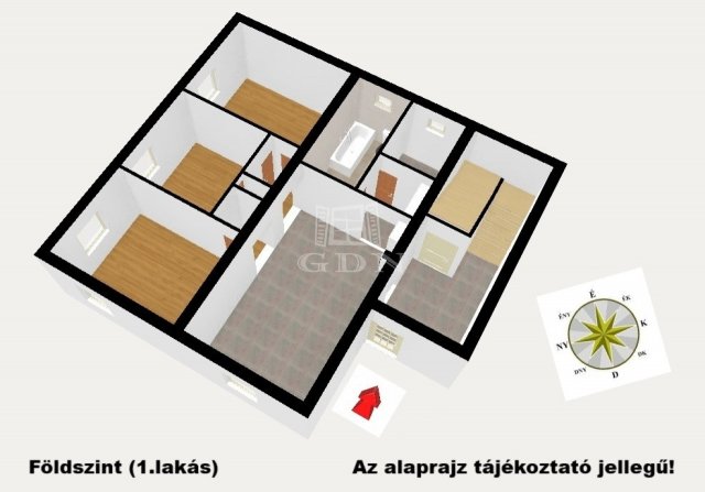 Eladó családi ház, Monoron 59 M Ft, 6+1 szobás