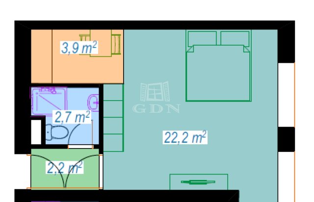 Eladó téglalakás, Isaszegen 31 M Ft, 1 szobás