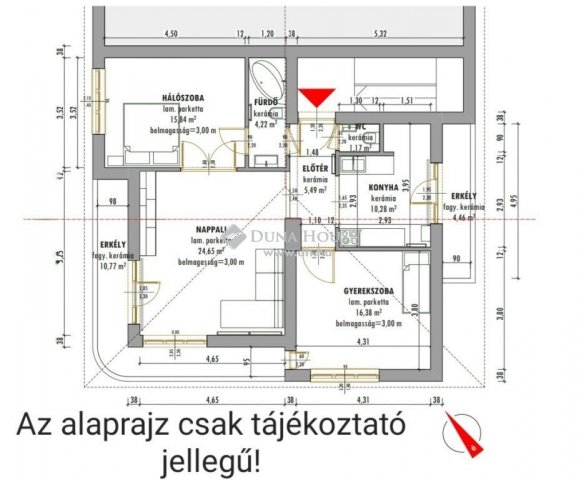 Eladó téglalakás, Gyömrőn 58.5 M Ft, 3 szobás