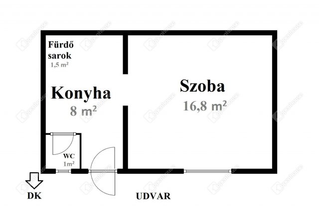 Eladó családi ház, Miskolcon 7.49 M Ft, 1 szobás