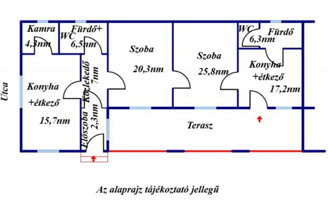 Eladó családi ház, Tiszaörsön 16 M Ft, 2 szobás