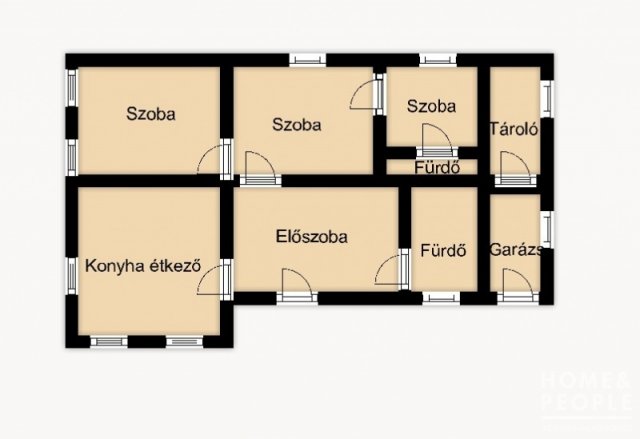 Eladó családi ház, Szegeden 45.49 M Ft, 3 szobás