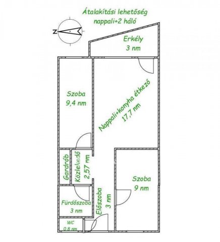 Eladó téglalakás, Budapesten, I. kerületben 75 M Ft, 2 szobás