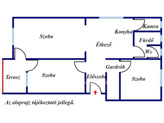 Eladó téglalakás, Gyulán 58 M Ft, 3 szobás