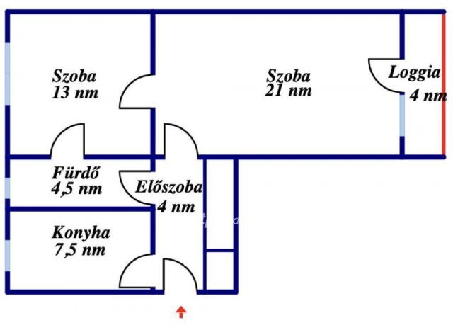 Eladó téglalakás, Gyulán 21.3 M Ft, 2 szobás