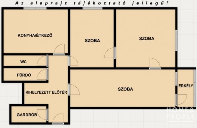 Eladó téglalakás, Szegeden 43.3 M Ft, 3 szobás