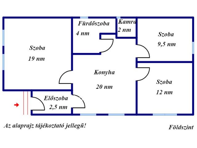 Eladó családi ház, Gyulán 68.5 M Ft, 3+4 szobás