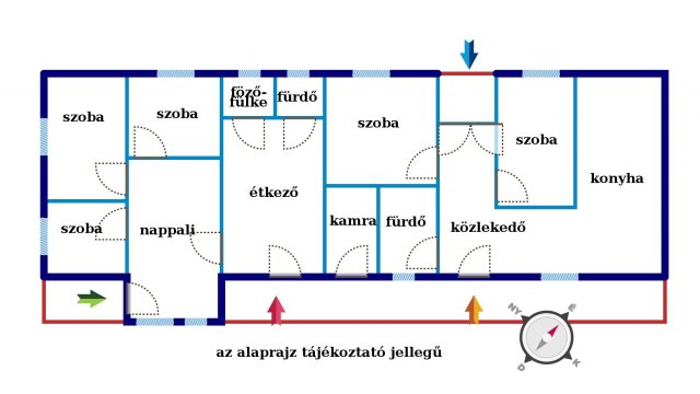 Eladó családi ház, Dunapatajon 15 M Ft, 5 szobás