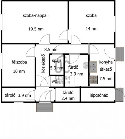 Eladó téglalakás, Fényeslitkén 23.9 M Ft, 3 szobás