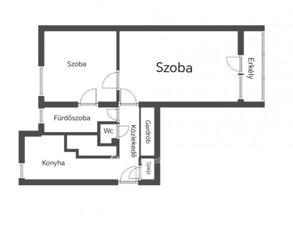 Eladó téglalakás, Egerben 36.9 M Ft, 2 szobás