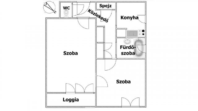 Kiadó téglalakás, albérlet, Egerben 130 E Ft / hó, 2 szobás