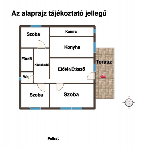 Eladó családi ház, Szegeden 54.9 M Ft, 3 szobás
