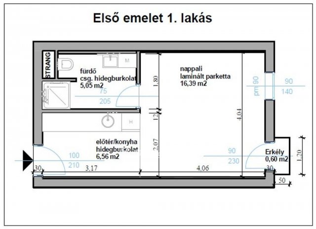 Eladó téglalakás, Bicskén 34.3 M Ft, 1 szobás