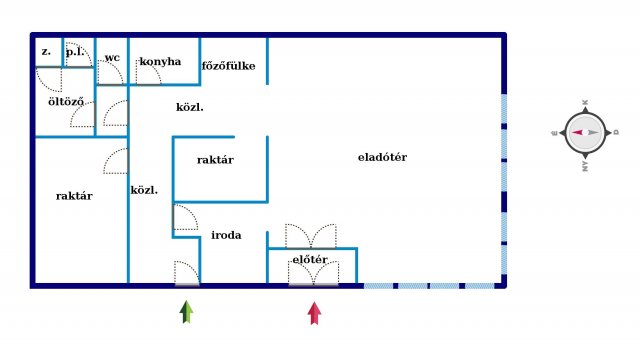 Kiadó üzlethelyiség, Gyöngyösön 290 E Ft / hó