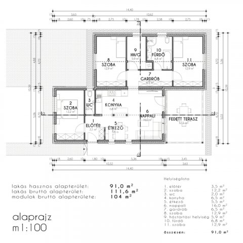 Eladó családi ház, Komáromban 35.88 M Ft, 4 szobás