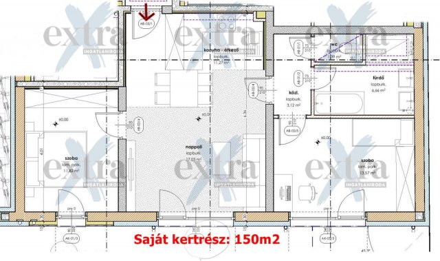 Eladó téglalakás, Szegeden 68 M Ft, 3 szobás