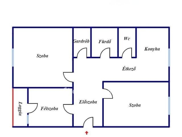 Eladó panellakás, Miskolcon 34.99 M Ft, 2+1 szobás