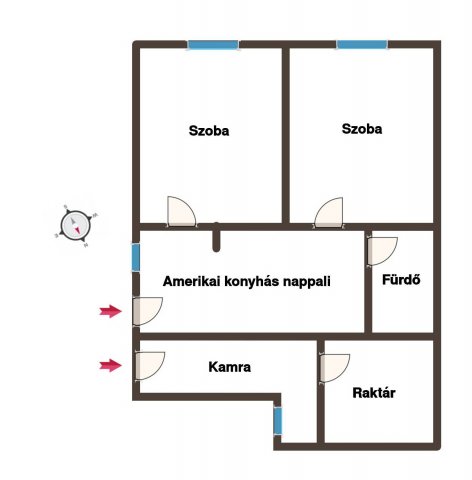 Eladó családi ház, Sárosdon 26.5 M Ft, 3 szobás
