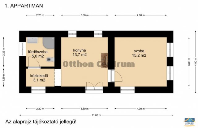 Eladó családi ház, Zalaszabaron 59.9 M Ft, 2 szobás