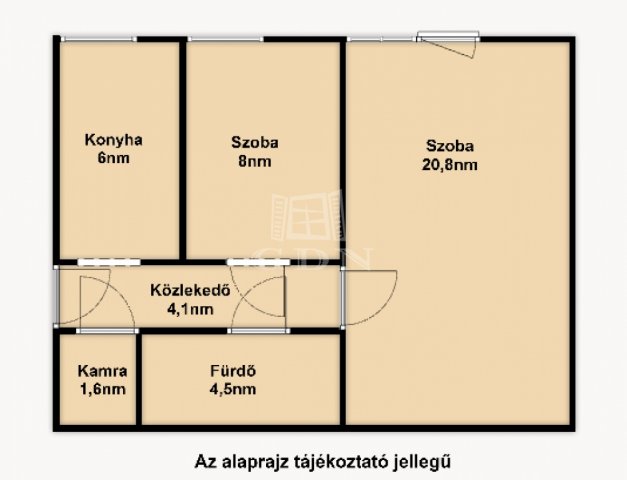 Eladó téglalakás, Budapesten, XX. kerületben 35 M Ft, 1+1 szobás