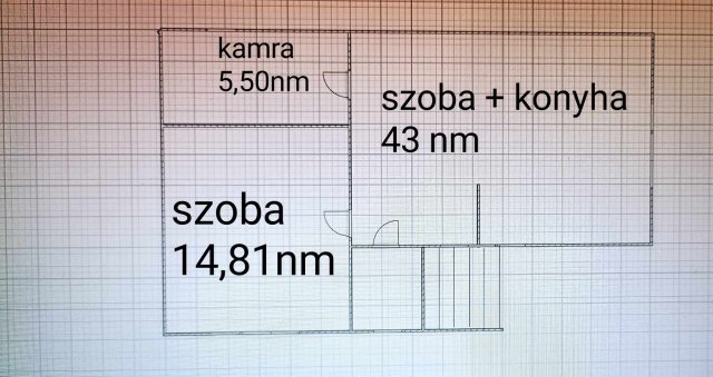 Eladó családi ház, Bátonyterenyén 4.9 M Ft, 2 szobás