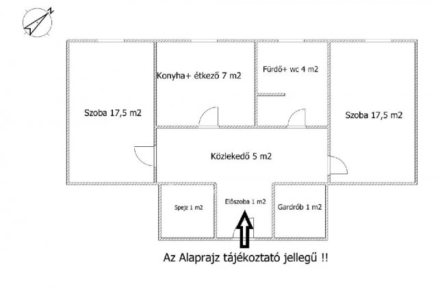 Eladó téglalakás, Budapesten, IX. kerületben 48 M Ft, 2 szobás