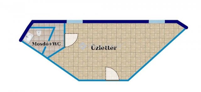 Eladó üzlethelyiség, Szabadegyházán 7 M Ft