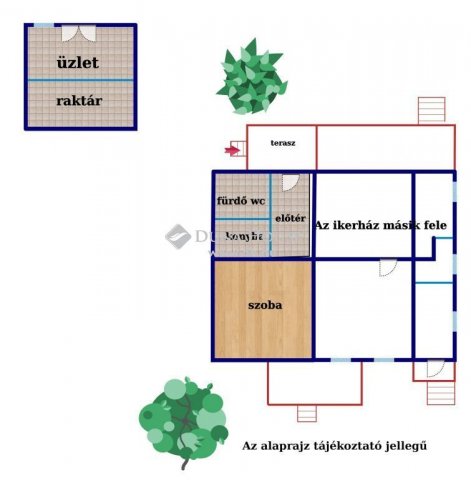 Eladó ikerház, Gödön 47.5 M Ft, 1 szobás / költözzbe.hu